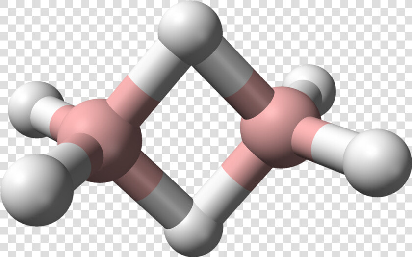 Diborane 3d Balls A   Covalent Hydride  HD Png DownloadTransparent PNG