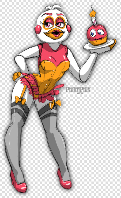 Hot Funtime Chica By Pinkypills   Fnaf Funtime Chica Sexy  HD Png DownloadTransparent PNG