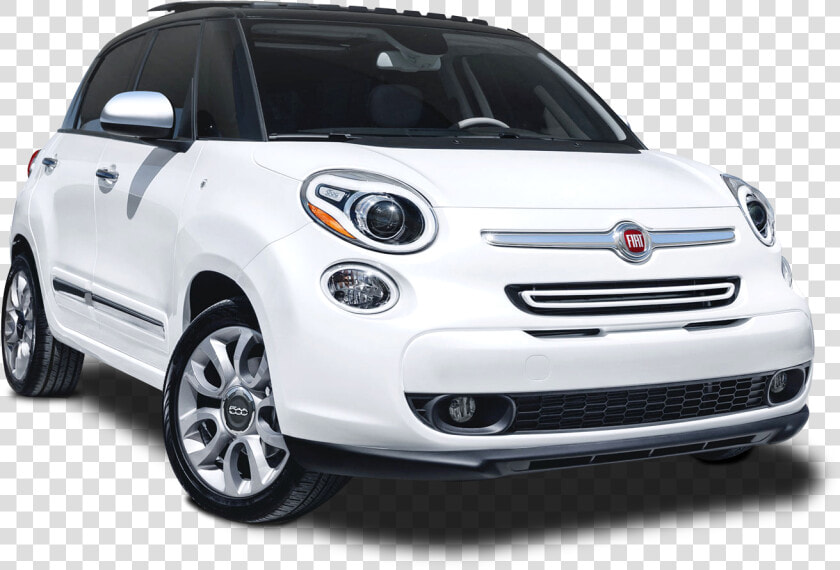 White Fiat 500l Car Png Image   Fiat 500 L Png  Transparent PngTransparent PNG