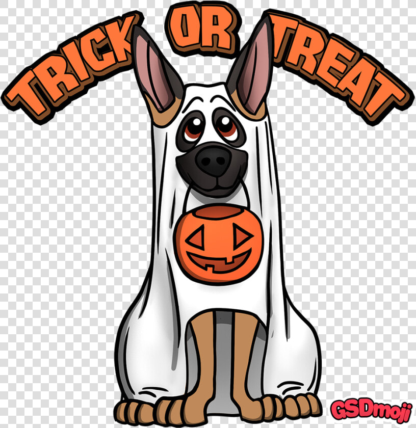 1 Reply 3 Retweets 12 Likes   Happy Halloween German Shepherd  HD Png DownloadTransparent PNG