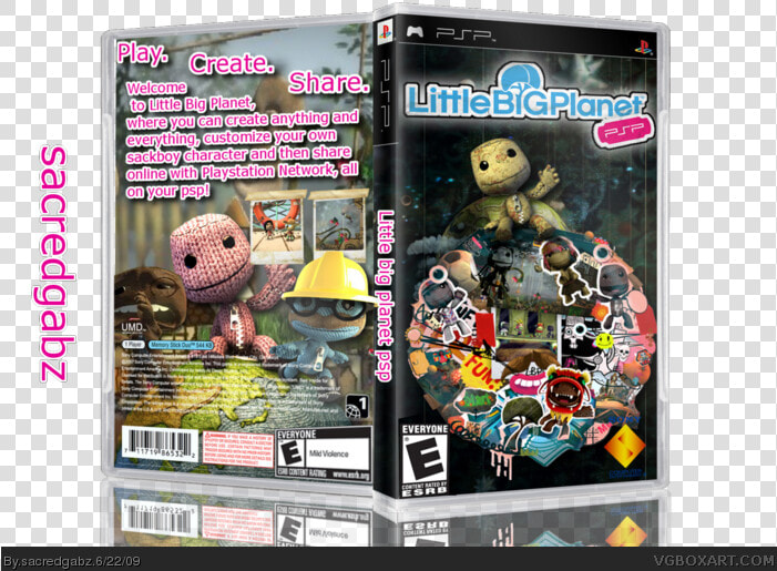 Little Big Planet Psp Box Art Cover   Little Big Planet Psp Box  HD Png DownloadTransparent PNG