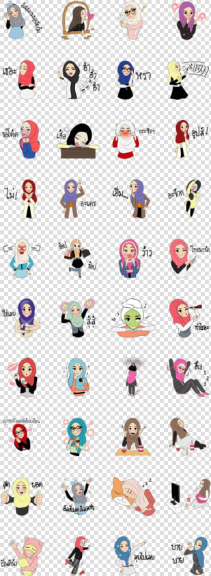 Transparent Muslimah Png   Yuru Yuri Line Stickers  Png DownloadTransparent PNG