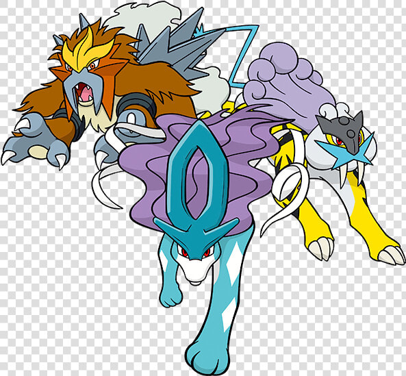 Transparent Dugtrio Png   Entei Raikou Suicune Png  Png DownloadTransparent PNG