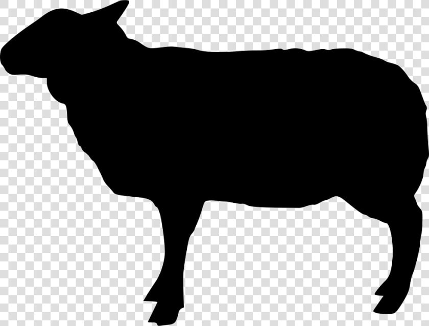 Transparent Cow Icon Png   Cow Silhouette Clipart  Png DownloadTransparent PNG