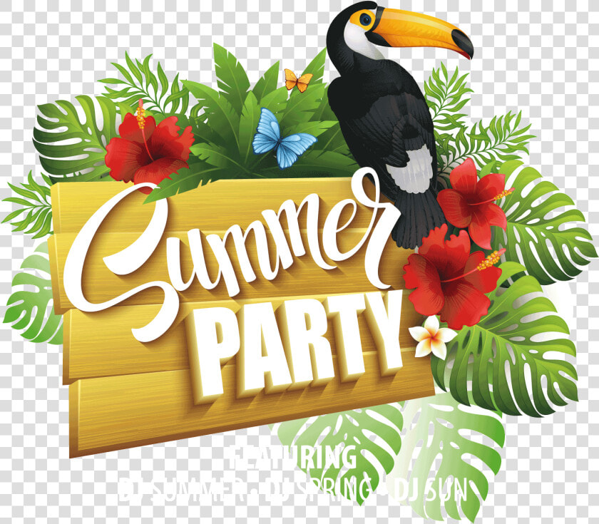 Party Flyer Poster Summer Free Transparent Image Hd   Summer Party Flyer Free  HD Png DownloadTransparent PNG