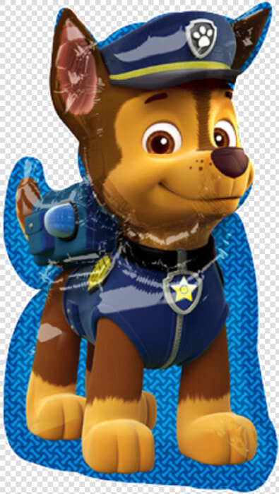 Transparent Chase Paw Patrol Png   Chase Paw Patrol Balloon  Png DownloadTransparent PNG