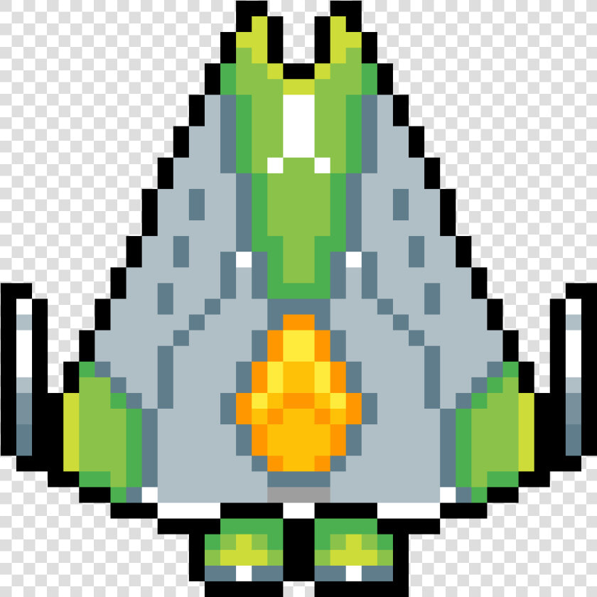 Pixel Pizza Vector   Spaceship Pixel Art Png  Transparent PngTransparent PNG