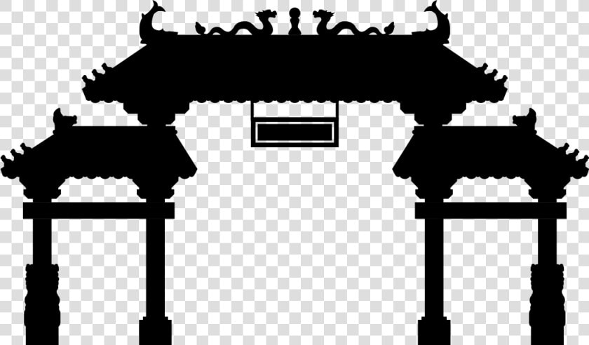 The Dragon Gate  Chinatown  HD Png DownloadTransparent PNG