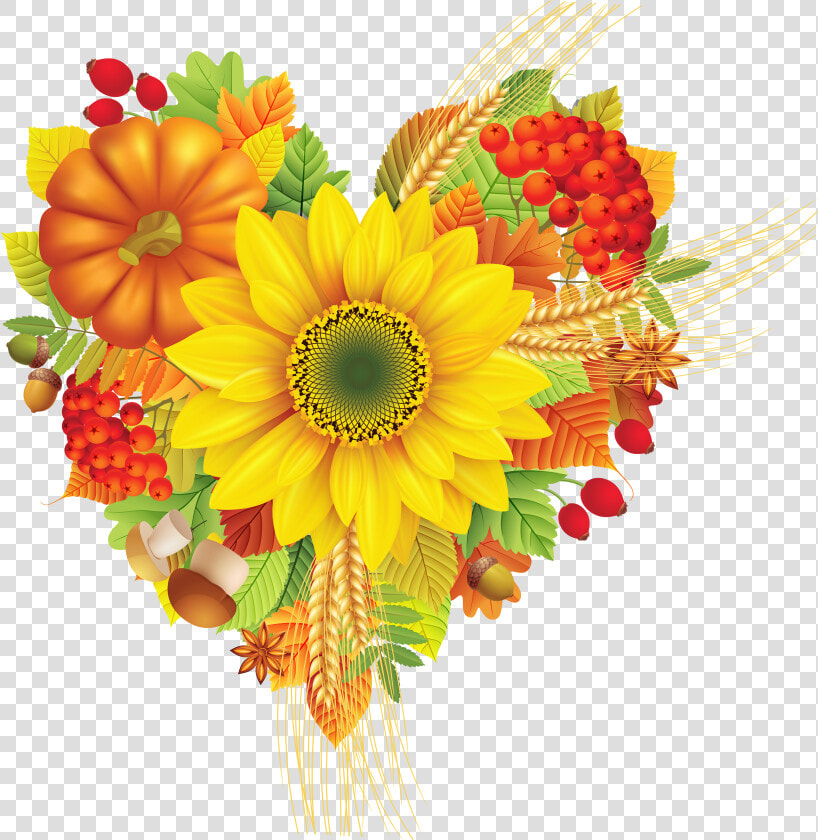 Transparent Thanksgiving Break Clipart   Fall Flowers Clipart Free  HD Png DownloadTransparent PNG