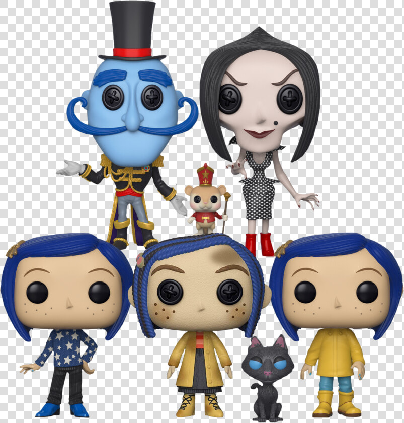 Pink Palace Funko Pop Vinyl Bundle   Coraline Pop Vinyl  HD Png DownloadTransparent PNG