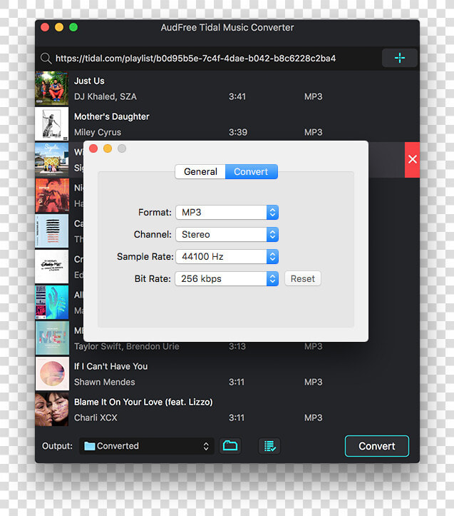 Set Tidal Output Format For Imovie   Audfree Tidal Music Converter  HD Png DownloadTransparent PNG