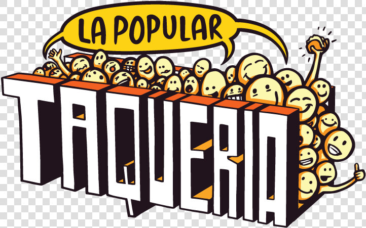 La Popular Taqueria Logo Vector   Illustration  HD Png DownloadTransparent PNG