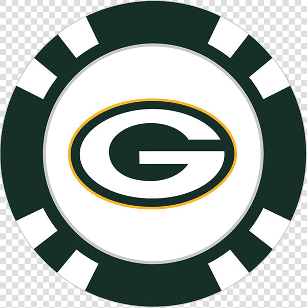 Green Bay Packers Poker Chip Ball Marker   Boston Bruins Poker Chip  HD Png DownloadTransparent PNG