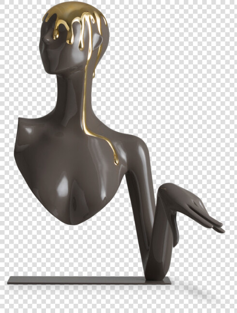 Acc Buste03 Golddrip   Bronze Sculpture  HD Png DownloadTransparent PNG