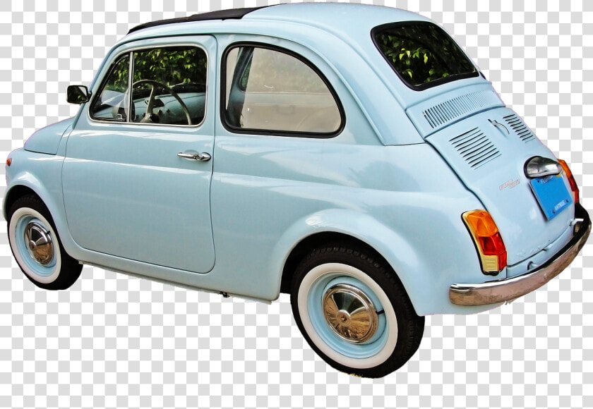 Fiat Vintage Blue   Fiat 500 Vecchia  HD Png DownloadTransparent PNG