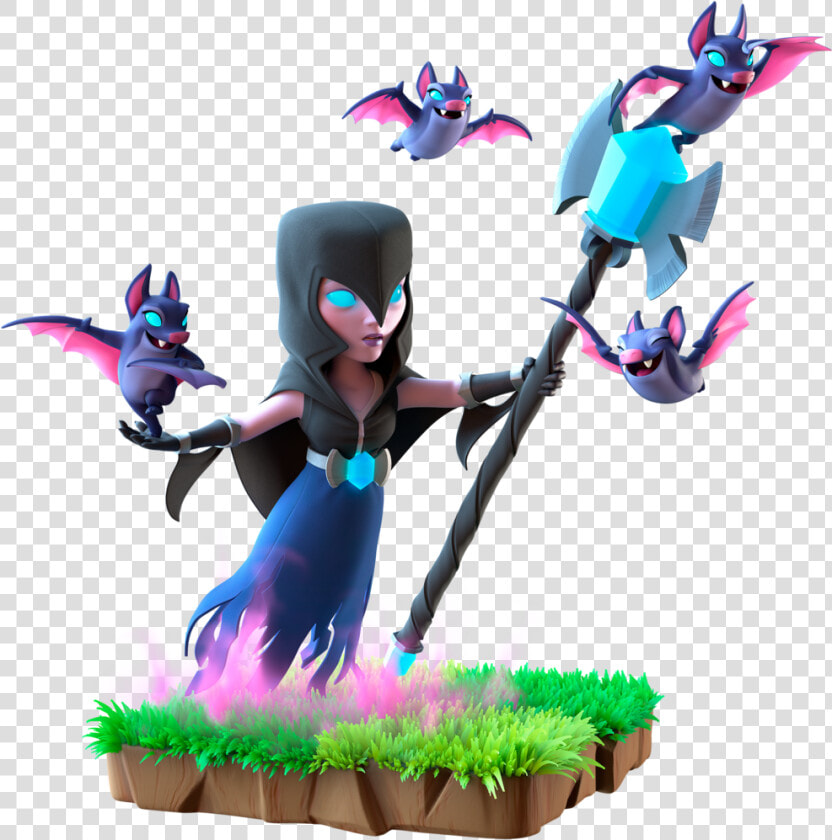 Transparent Clash Of Clans Png   Clash Royale Night Witch  Png DownloadTransparent PNG