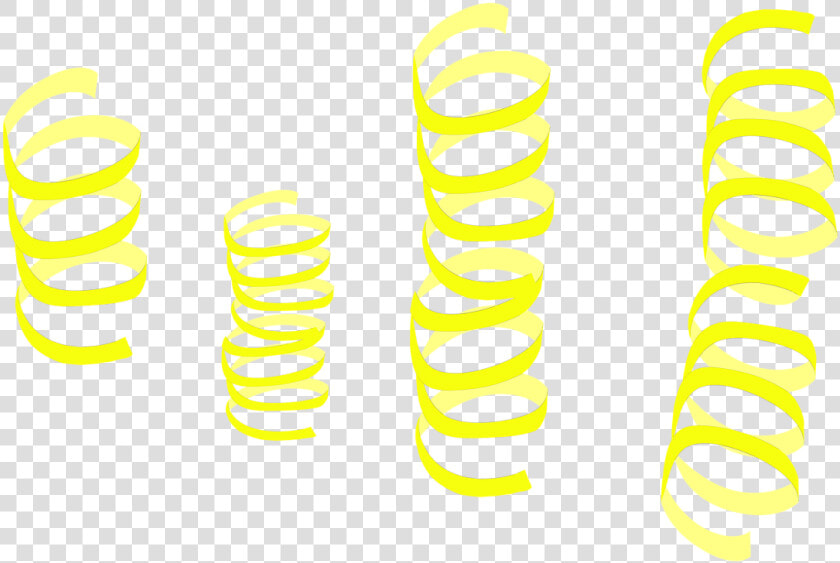 Streamers Yellow Png  Transparent PngTransparent PNG