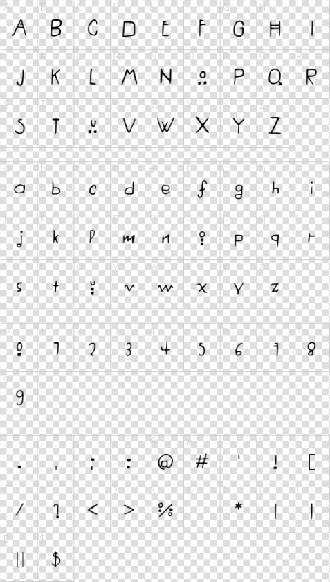 Character Map   Draftsman Font  HD Png DownloadTransparent PNG