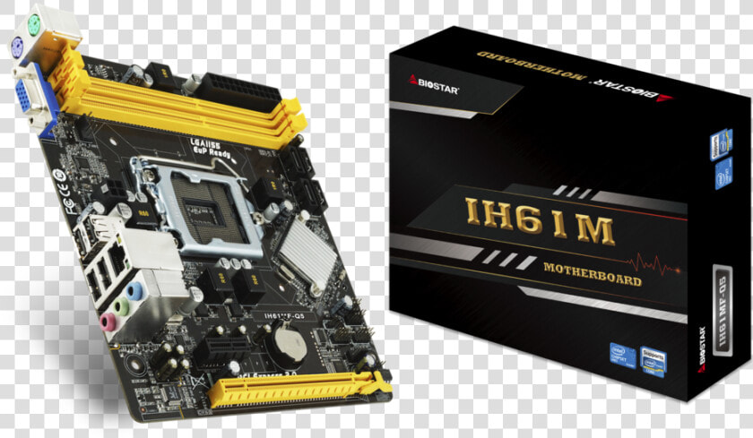 Motherboard Biostar Ih61mf Q5  HD Png DownloadTransparent PNG