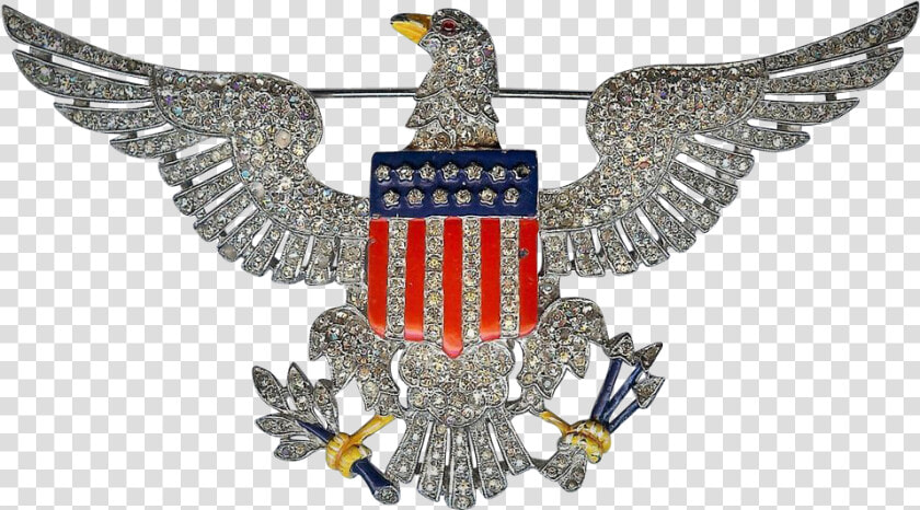 Magnificent Soaring Eagle Brooch Designer Alfred Philippe   Bald Eagle  HD Png DownloadTransparent PNG