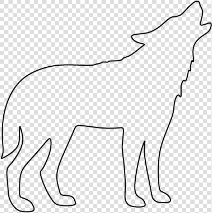 Drawing Dog Arctic Wolf Clip Art   Wolf Outline Drawing  HD Png DownloadTransparent PNG