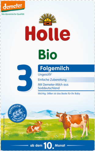 Holle Organic Stage 3 Organic Cows Milk Baby Formula   Holle  HD Png DownloadTransparent PNG