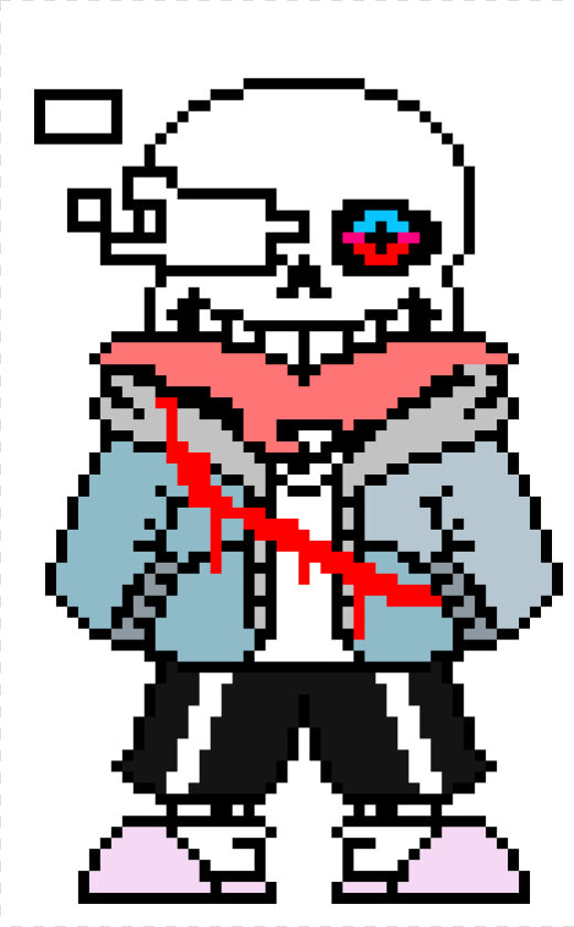 Sans Transparent Geno   Sans Sprite Pixel Art Maker  HD Png DownloadTransparent PNG