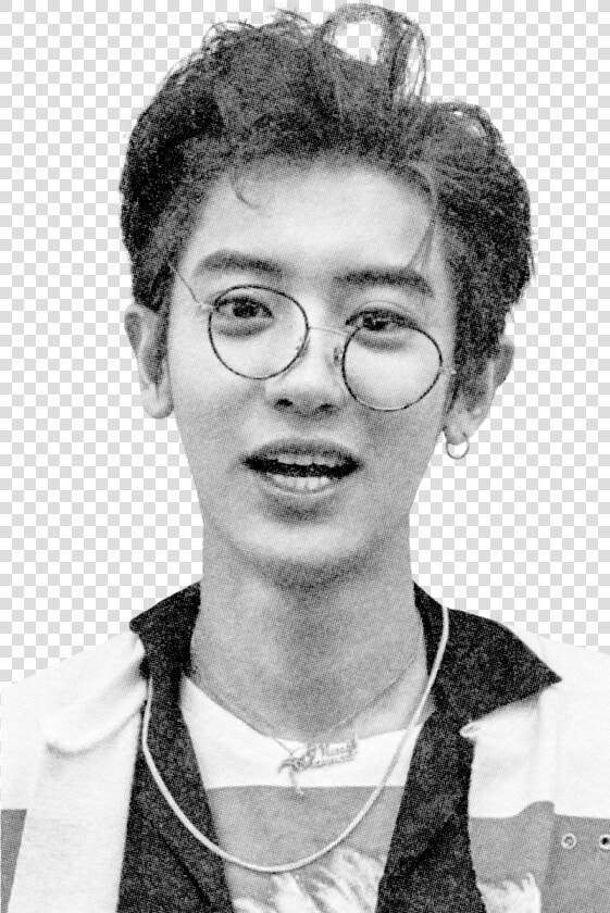 Chanyeol  Exo  And Kpop Image   Chanyeol Black And White  HD Png DownloadTransparent PNG