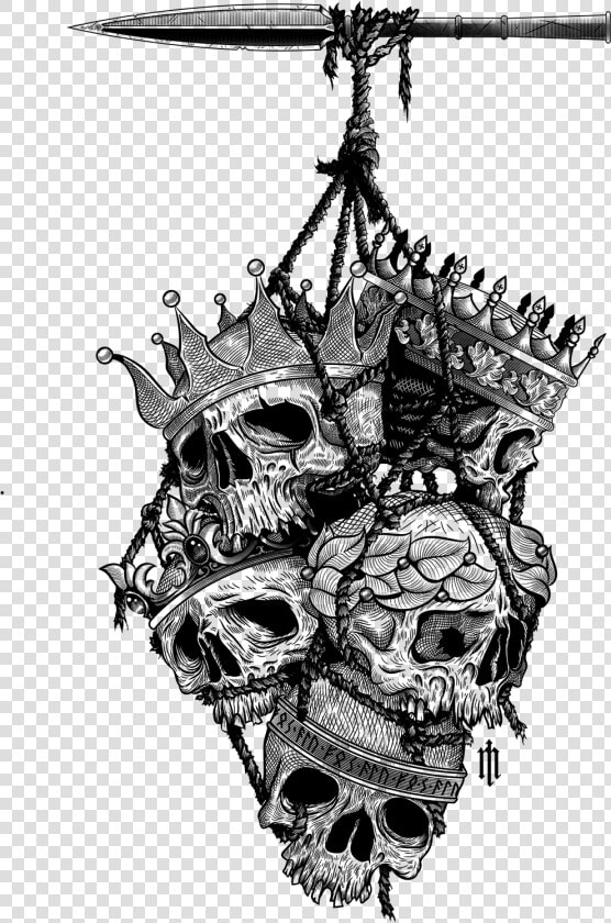 Pirate Tattoo Designs   Gangster Skull Tattoo Drawings  HD Png DownloadTransparent PNG