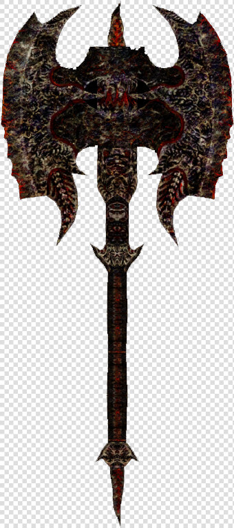 Daedric Battle Axe  HD Png DownloadTransparent PNG