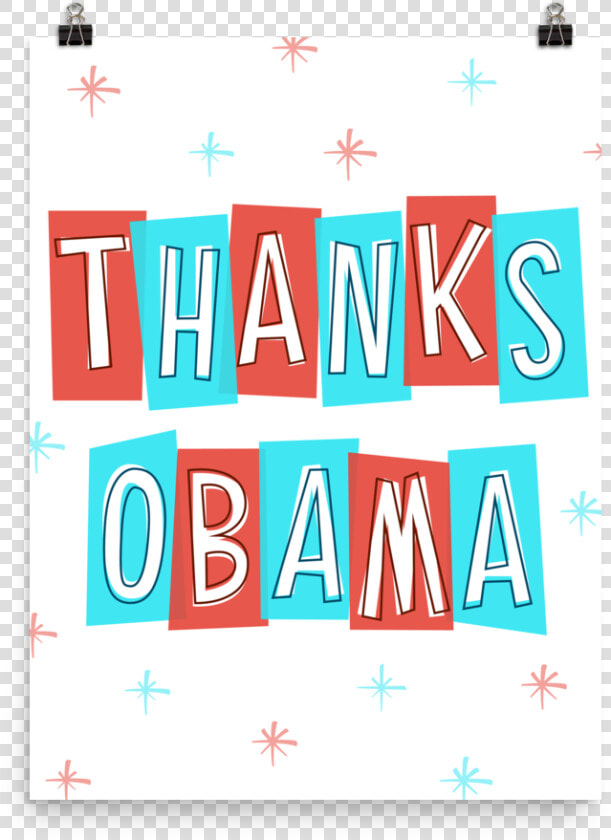 Posters Thanks Obama 4 Mockup Transparent   Png Download  Png DownloadTransparent PNG