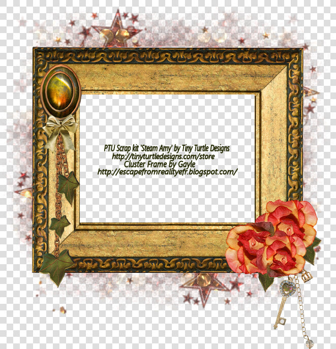 Cluster Steampunk Frame Ftu   Png Download   Picture Frame  Transparent PngTransparent PNG