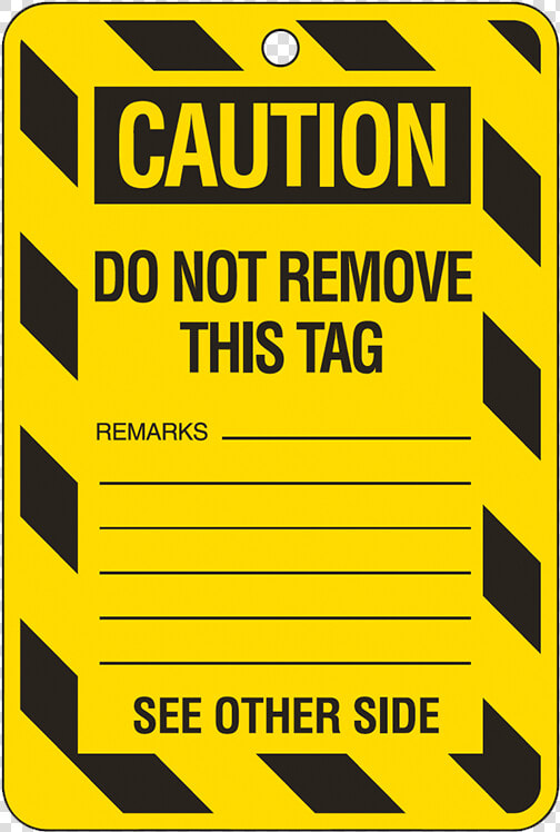 Brady Lockout Tag Large Economy   Out Of Order Tag  HD Png DownloadTransparent PNG