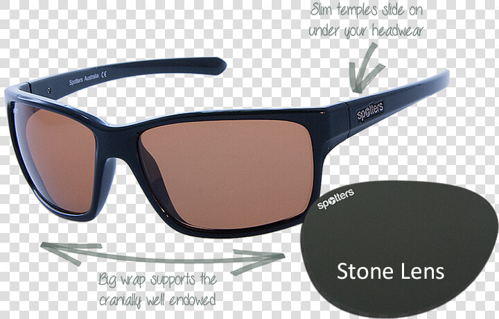 Spotters Sunglasses Grit Matt Black Frame With Stone   Sunglasses  HD Png DownloadTransparent PNG