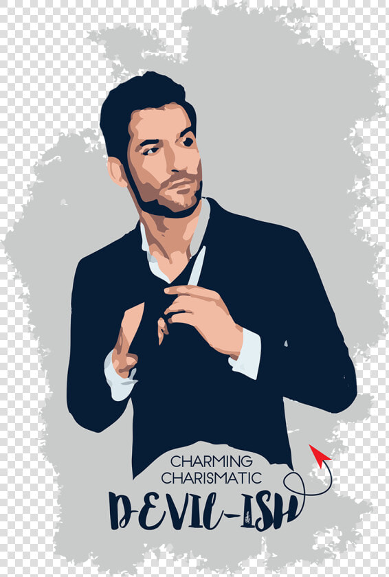 Lucifer Serie Prince Of Darkness  Tom Ellis Lucifer    Lucifer Morningstar  HD Png DownloadTransparent PNG