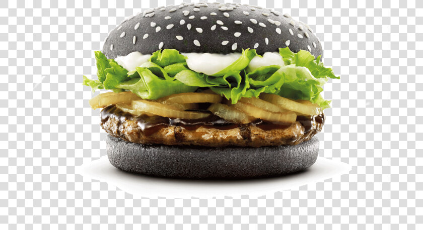 Burger King Ninja Beef Burger   Bun  HD Png DownloadTransparent PNG