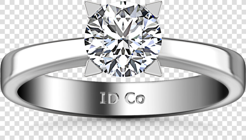 Solitaire Engagement Ring Icon 14k White Gold   Ring  HD Png DownloadTransparent PNG