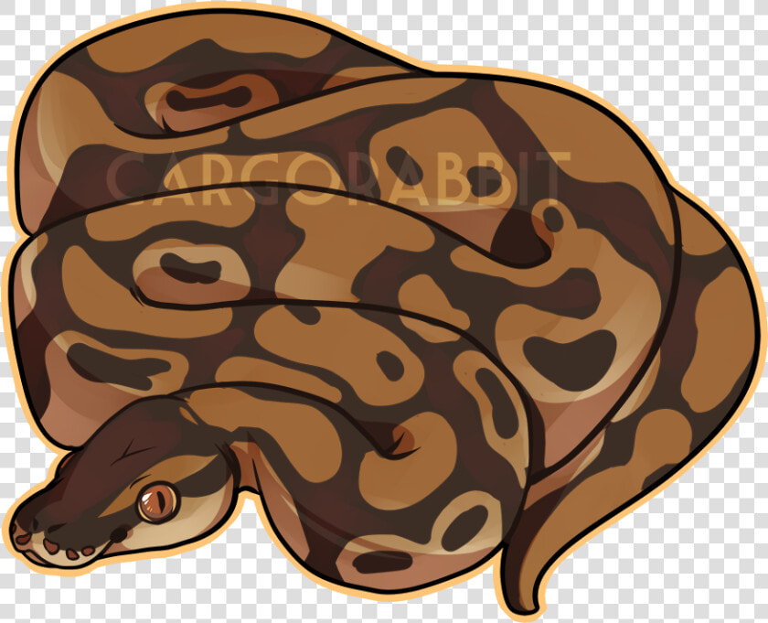 Ball Python   Cartoon Ball Python  HD Png DownloadTransparent PNG