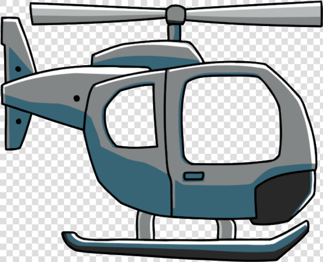 Helicopter Clipart Attack Helicopter   Scribblenauts Helicopter  HD Png DownloadTransparent PNG