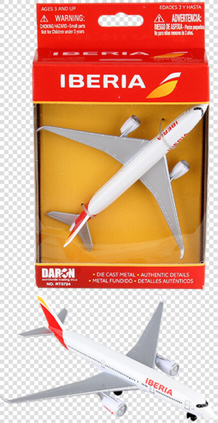 Iberia Toy Diecast Aircraft Airbus A350   Daron Toys Airplanes  HD Png DownloadTransparent PNG