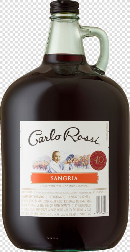 Carlos Rossi Sangria Nutrition Facts  HD Png DownloadTransparent PNG