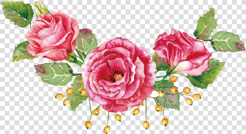 Flower Bouquet Watercolor Painting   Rose Flower Vector Png  Transparent PngTransparent PNG