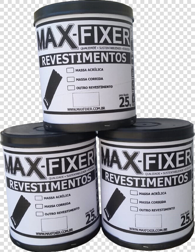 Barrica Massa Corrida Max Fixer 25 Kg  HD Png DownloadTransparent PNG