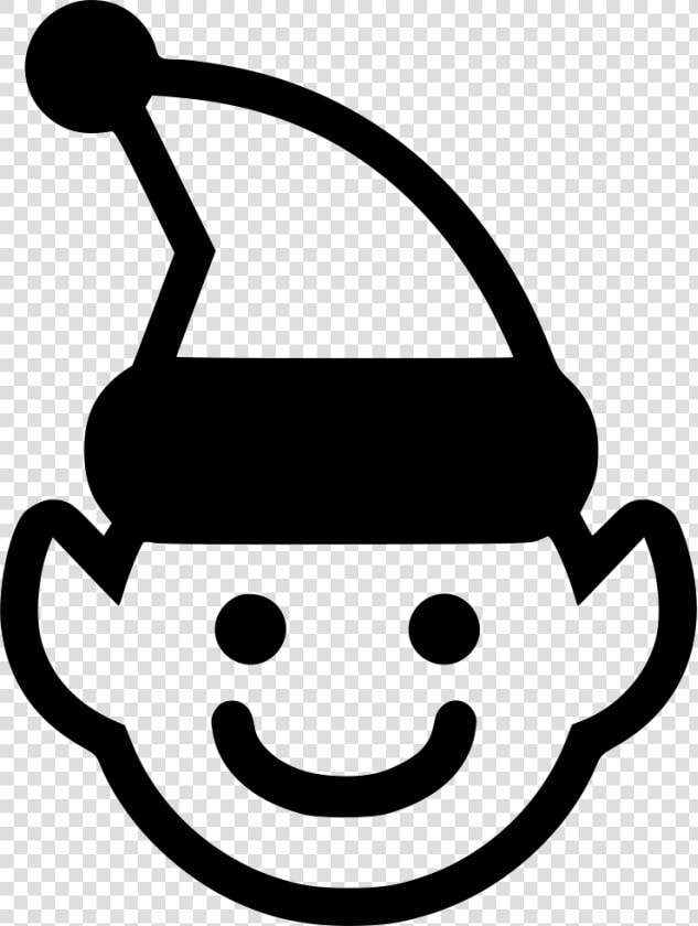 Santa Elf   Elf Clip Art Black And White  HD Png DownloadTransparent PNG