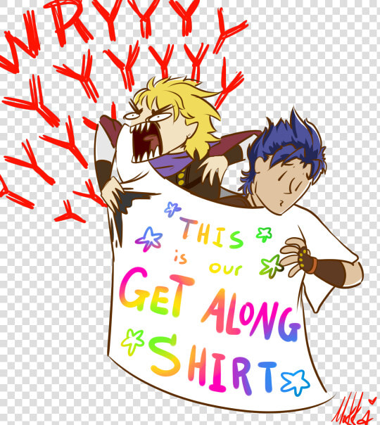 Buy One Dio  Get An Extra Jojo For Free   Cartoon  HD Png DownloadTransparent PNG