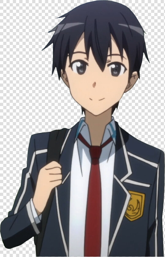 Kirigaya Kazuto Images Kirigaya Kazuto Hd Wallpaper   Sword Art Online Kirito School  HD Png DownloadTransparent PNG