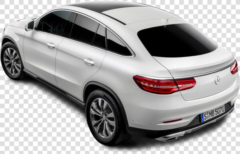 Mercedes Benz Back View White Car Png Image   Suv Mercedes Gle Coupe  Transparent PngTransparent PNG