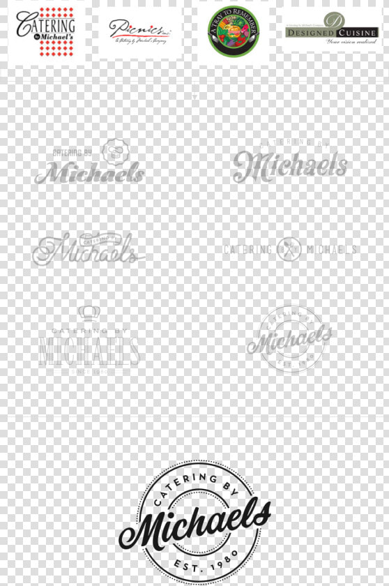 Catering By Michaels Logo Evolution  HD Png DownloadTransparent PNG