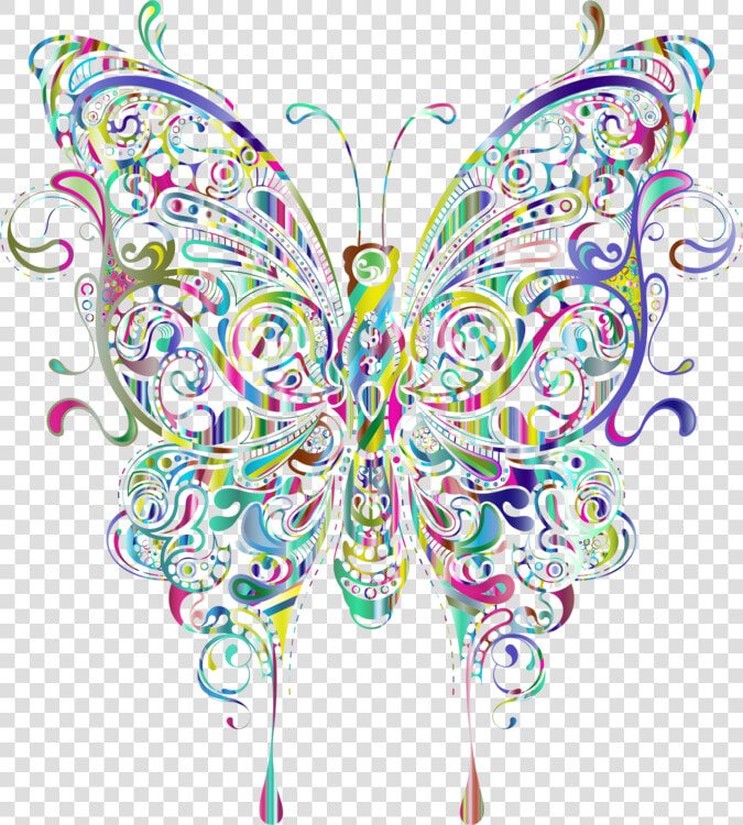 Monarch Butterfly Brush footed Butterflies Abstract   Art Abstract Design Butterfly  HD Png DownloadTransparent PNG