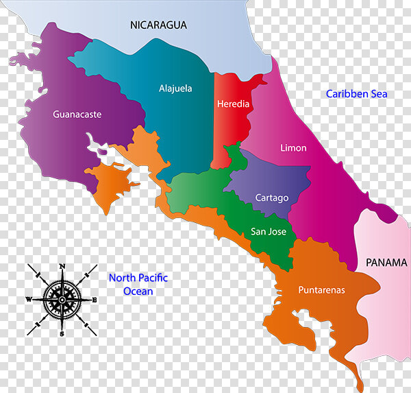 Costa Rica Map   Cute Costa Rica Map  HD Png DownloadTransparent PNG